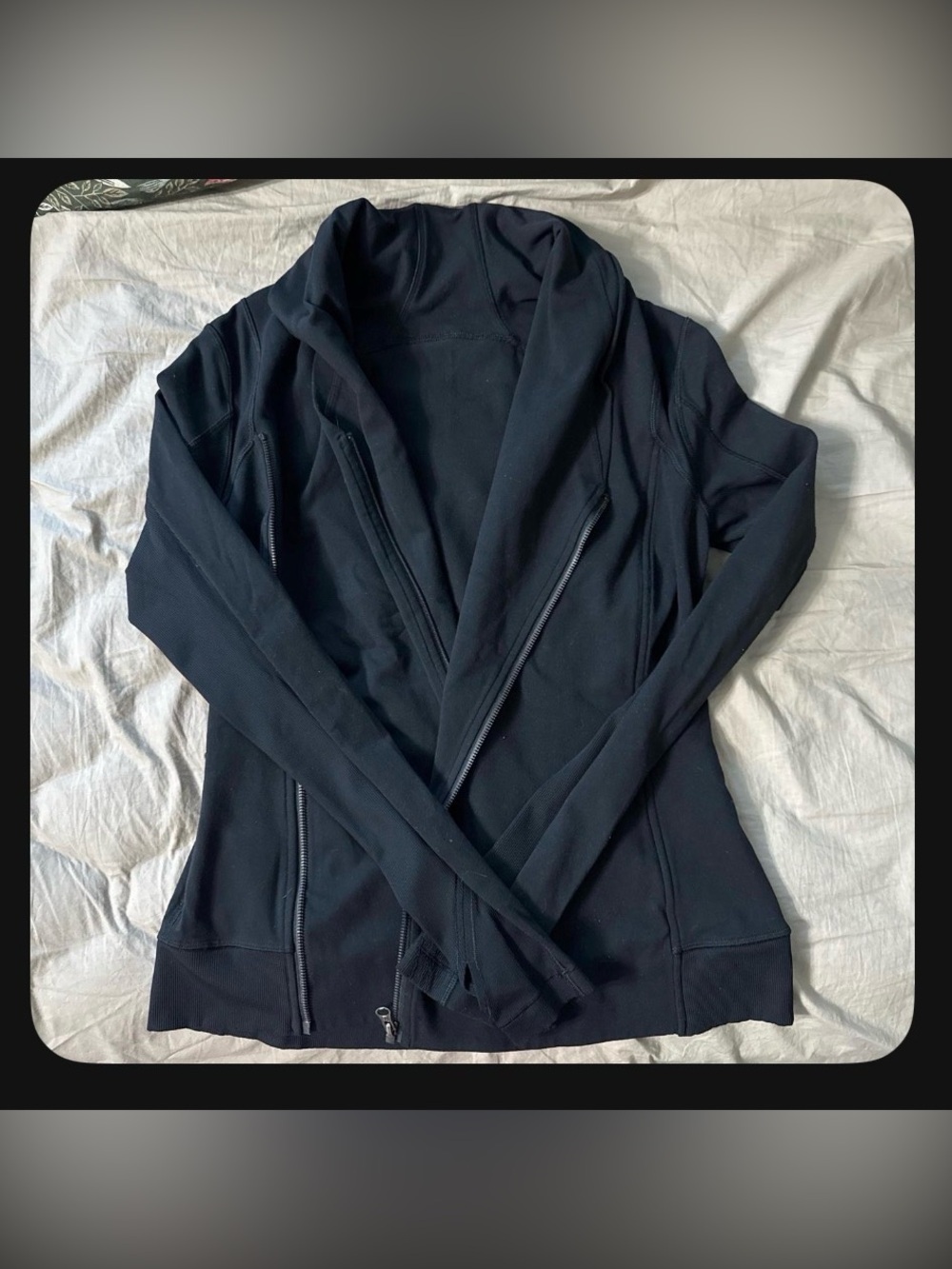 bakhti yoga lululemon asymmetrical jacket size small